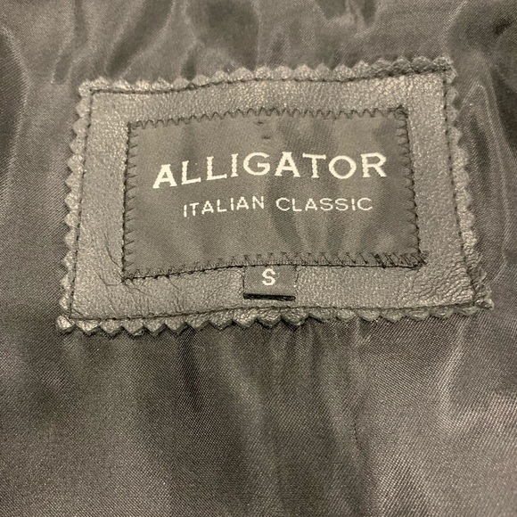 Alligator Italian Classic Leather Vest - Picture 6 of 6